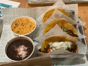 Taco Platter at Tacotarian - Downtown LV in Las Vegas