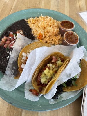 Barbocoa, Al pastor *favorite*, Mushroom Asada   at Tacotarian - Downtown LV in Las Vegas