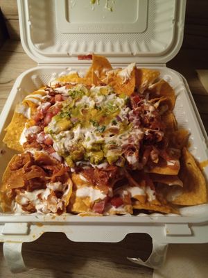 Modified Nachos at Tacotarian - Downtown LV in Las Vegas