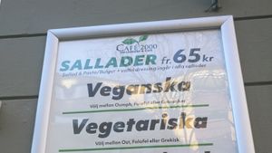 Veg chances at Café2000 in Malmo