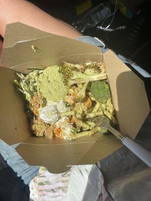 Mixed salad  at Iwtopia Deli in Aberystwyth