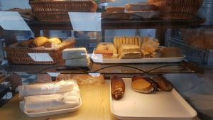 In-house made cheeze at Iwtopia Deli in Aberystwyth