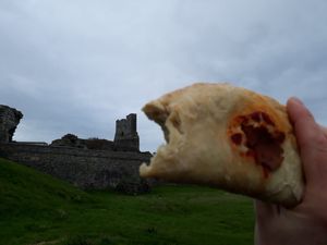 Tasty pasty at Iwtopia Deli in Aberystwyth