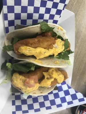 Fish tacos   at Sunshine Vegan Eats in Buffalo