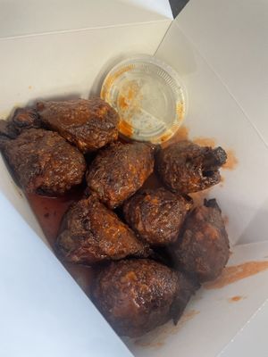 Buffalo wings (single order)  at Sunshine Vegan Eats in Buffalo
