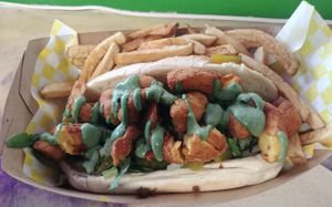 The Jefferson - 'Shrimp' Po'boy at Sunshine Vegan Eats in Buffalo