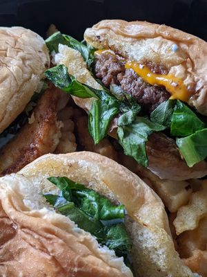 Impossible Sliders Meal at Sunshine Vegan Eats in Buffalo