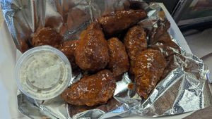 Wings at Sunshine Vegan Eats in Buffalo