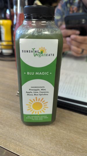 Blu Magic at Sunshine Vegan Eats in Buffalo