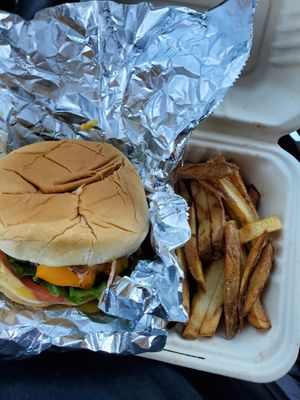 Kiss Ass Burger at Sunshine Vegan Eats in Buffalo