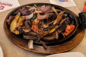 Mushroom fajitas   at Miguel's Cocina in San Diego