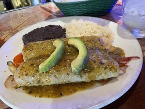 Vegan Enchiladas   at Miguel's Cocina in San Diego