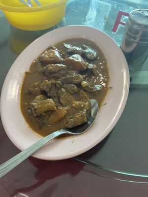 Curry mutton   at Thin Hei Vegetarian in Ipoh