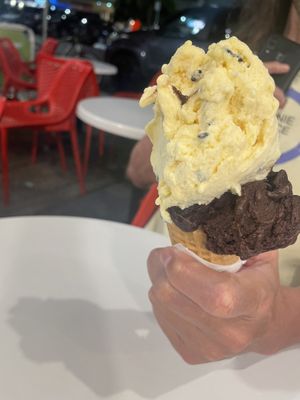 Passionfruit and chocolate   at Gelocchio in Cairns