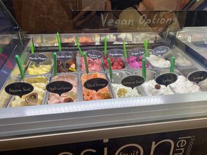 Vegan options   at Gelocchio in Cairns