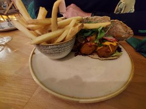 Chic-in flatbread at Shrub in Chester