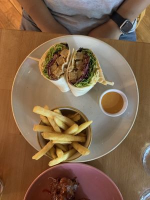 “Chicken” wrap  at Shrub in Chester