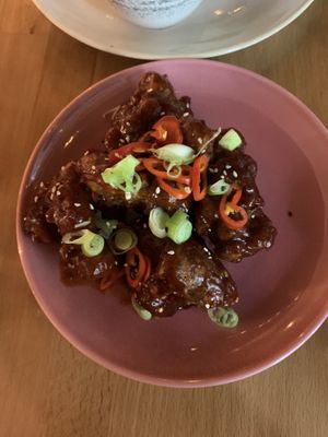 Cauliflower bites (sssooooo good!) at Shrub in Chester