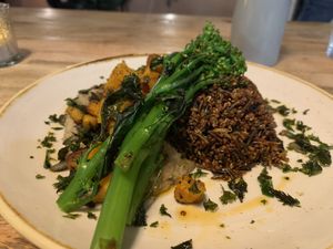 Squash and Baba Ganoush at Shrub in Chester