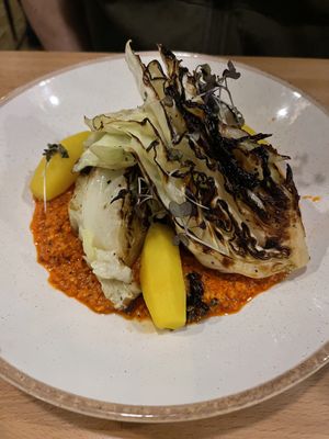 Charred Hispi at Shrub in Chester