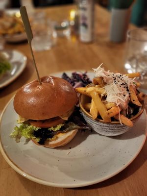Beyond plant burger #Veganuary at Shrub in Chester