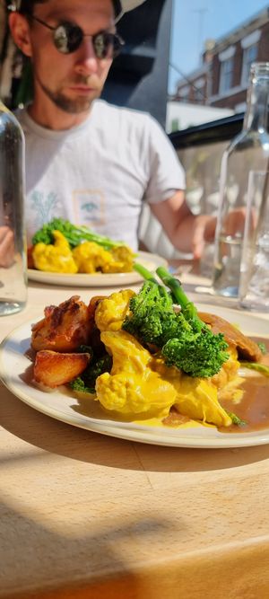Sunday roast with cauliflower cheese at Shrub in Chester