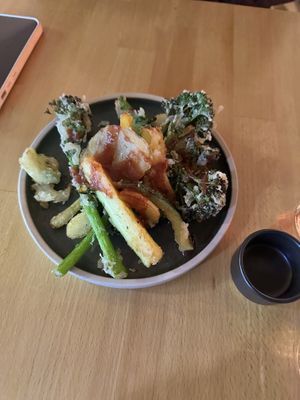 Veggie tempura   at Shrub in Chester