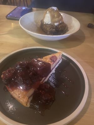 Raspberry Frangipani Mince Pie Blondies plus gorgeous cocktails starters & main courses!   at Shrub in Chester