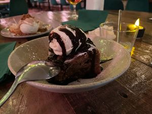 cookie dough blondie at Shrub in Chester