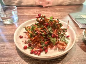 Onion Bhaji #Veganuary at Shrub in Chester