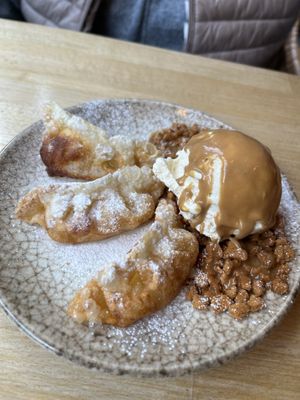 Apple dumplings  at Shrub in Chester