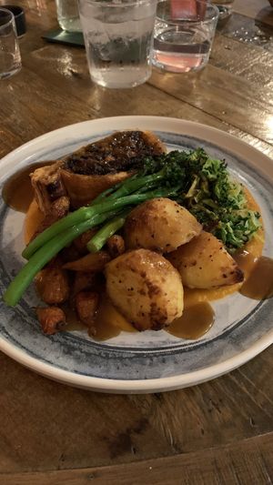 Sunday lunch   at Shrub in Chester
