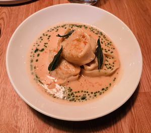 Pumpkin tortellini   at Shrub in Chester