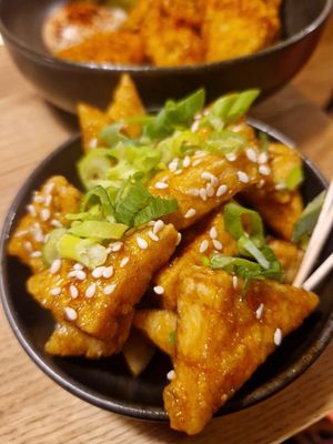 Teriyaki tofu at Shrub in Chester