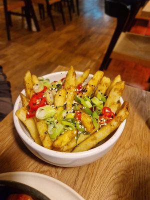 Szechuan fries at Shrub in Chester