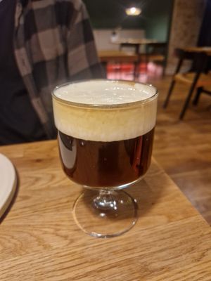 Irish coffee at Shrub in Chester