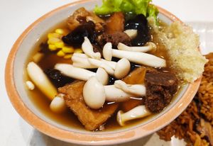 Bak Kut Teh Soup (Wed special) at Red Apple Veggie Cafe 红苹果素食 - Fortune Centre in Central Singapore