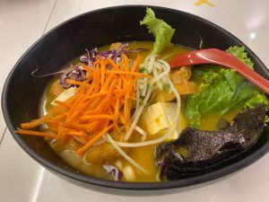 Miso udon at Red Apple Veggie Cafe 红苹果素食 - Fortune Centre in Central Singapore