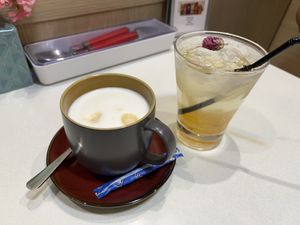 Cappuccino   at Red Apple Veggie Cafe 红苹果素食 - Fortune Centre in Central Singapore