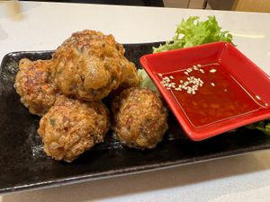 Omni ball  at Red Apple Veggie Cafe 红苹果素食 - Fortune Centre in Central Singapore