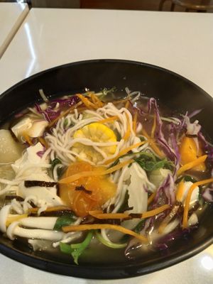 健康高汤拉面$6 at Red Apple Veggie Cafe 红苹果素食 - Fortune Centre in Central Singapore