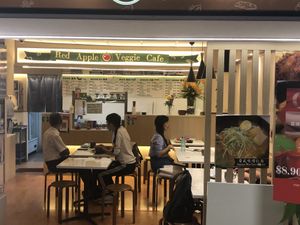store front  at Red Apple Veggie Cafe 红苹果素食 - Fortune Centre in Central Singapore