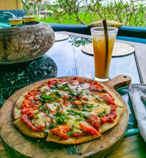 pizza at Akasha in Tegallalang