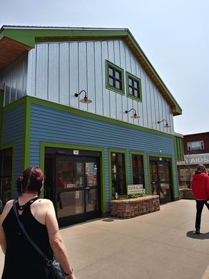 Outside at Marquette Food Co-op in Marquette