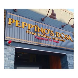 Venue exterior at Peppino's Dosa in Waltham