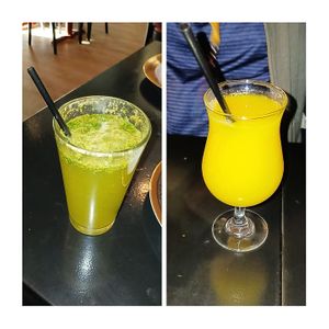 Fresh Lime Soda & Pineapple Juice at Peppino's Dosa in Waltham