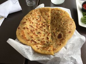 Chili gobhi paratha at Peppino's Dosa in Waltham