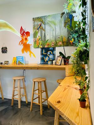 indoors at Jungle Vibes in Miami Beach