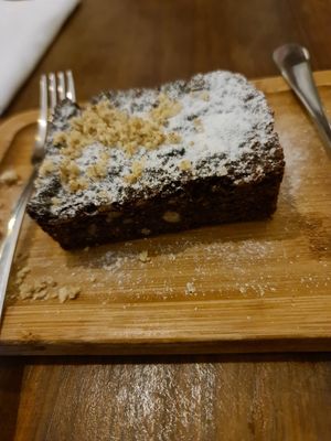 Brownie at Living Vino @ So Lucky Bar in Tbilisi