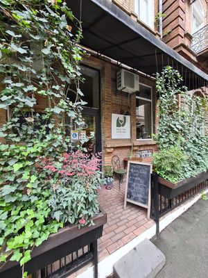 Outside at Living Vino @ So Lucky Bar in Tbilisi